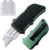 XXV Otf Aluminum Alloy Utility Knife, Retractable Box Cutter,Cute Heavy Duty Pocket Knife,