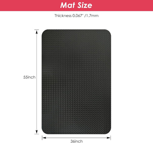 55"36" Vicwe Gaming Chair Mat for Hardwood Floor, Office Chair Mat, PVC Computer Chair Mats, Easy Glide, Floor