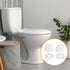 4Pcs 20mm/0.79" uxcell Toilet Bolt Caps, Plastic Push-On Toilet Seat Floor Bolts Caps, Universal Floor Bolts Caps