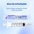 GVTCO 5ml 5cc Wrapped(50 Pack) Syringes Without Needles, Luer Lock Syringe - Disposable Individually