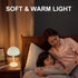 Dimmable LALISU Mushroom Lamp Small Bedside Table Lamp, Retro Vintage Table Lamps Nordic Reading Lamp Night Light
