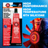 Pro-Seal RTV Silicone Sealant, 3 oz Tube, Red (80726)