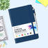 JUBTIC A5 Check Registers for Personal Checkbook, Ledger Transaction Log Book for Small Business, Blue