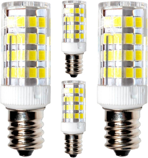 HQRP 4-Pack E12 110V LED Light Bulb Cool Compatible with Ceiling Fan,