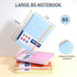Spiral Journal Notebook For Women Hardcover College Ruled NoteBook with Contents Pockets, 7" x 10" 100GSM Lined Notebooks Perfect For Writing And Staying Organized at Work or School