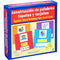 Really Good Stuff Construcción de palabras Tapetes y tarjetas - Spanish Word Building Mats and Cards Multi-Item Kit