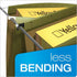 Pendaflex SureHook Reinforced Hanging File Folders, Legal Size, Standard Green, 20/BX (6153 1/5)