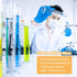 PATIKIL 4Pcs 10ml Graduated Cylinder, 3.3 Borosilicate Glass Measuring Cylinder Round Base for Lab Experiment