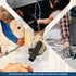 Poly Pex-A Expansion Tee Fitting, 1/2" x 1/2" x 3/4", Plastic Pipe Fitting for Pex-A Tubing