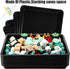 Maitys 15 Pcs Flat Plastic Trays, 16.1 x 11.8'' Stackable Classroom Bins for Office Home Organizer Supplies
