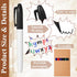 Maitys 144 (5 Pcs Dry Erase Markers Bulk No Bleeding Fine Tip Whiteboard Markers for Writing Dry Erase Whiteboard