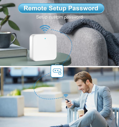 G2 Veise Gateway, Smart Deadbolt Wi-Fi Gateway, Remote Control, Compatible with DD Lock APP and TT Lock APP Remote