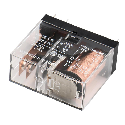 2PCS ELECTRONIC COMPONENTS G2R-1A-E DC12V POWER RELAY SPST-NO 12VDC, 16A, PC BOARD