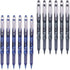 Pilot P-700 Rollerball Stick Gel Pen - 6 Black & 6 Blue Pens, 12 PACK