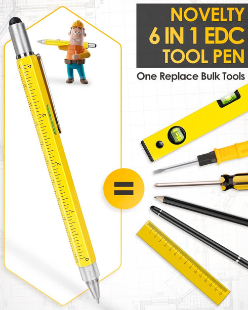 Gifts for Men Multitool Pen, Stocking Stuffers for Men Women, Unique Christmas Gift for Him, Gadgets for Dad Husband