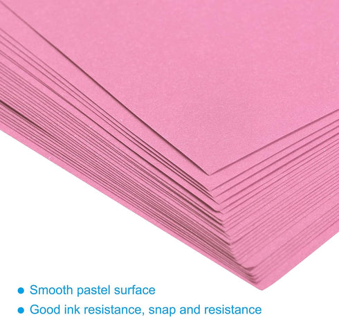 50 8.3 11.7Inch 80gsm MECCANIXITY Sheets Colored Copy Paper x Printer Paper Pink for Office Printing, Document Copying