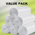 1000 Count 7-10 Commercial Trash Can Liner - Wholesale Garbage Bags on Perforated Roll Gallon Multipurpose for Office
