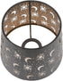 SUNFECILI Shade,E27 E26 Small Lamp Shade,Metal Lampshade,Shadow Metal Lamp Clip On Lamp Shade Table Hollow Out Iron