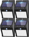 4 Pack Solar Motion Lights Outdoor, 3 Modes/100LED Solar Security Wall Lights