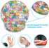 Britimes Ergonomic Mouse Pad with Wrist Support, Colorful Cats Non-Slip Rubber Base for Home Office