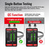 HT812A Ethernet Cable Tester with RJ45 RJ11 Port, Fast/Slow Gear, 60V Continuity Test for CAT5/CAT6