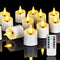 Homemory 12Pack 400+ Hour Remote Control Candles, 2/4/6/8H Timer LED Votive Candles,