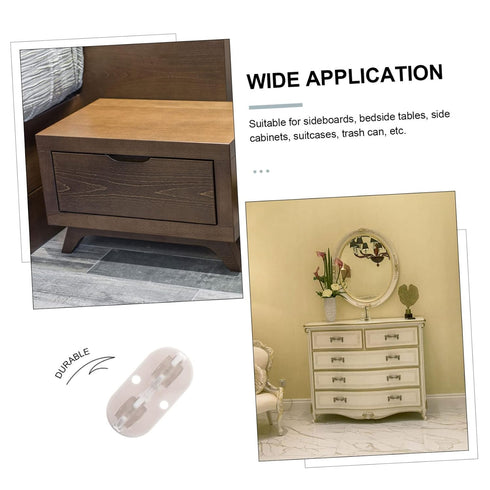 8pcs Self-Adhesive Storage Box Casters Easy Installation Furniture Wheels for Organizing Under-Bed Storage Plastic