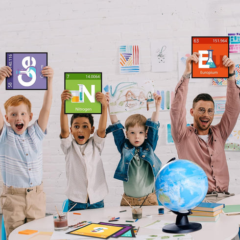 Zonon 10 Set Pcs Science Bulletin Board Scientist Posters Classroom Decoration Banner Classroom Wall Decoration