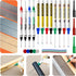 BERHW 12 5 Set Pcs Multi-Purpose Long Head Deep Hole Marker Pens, Long Nib Marker For Metal, Quick Dry Waterproof