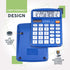 CATIGA Desktop Calculator 12 Digit with Large LCD Display, Solar and Battery Dual Power for Office