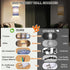 Set Plug in Wall Sconces of Two: Wall Lights with On/Off Switch - Stepless Color Temperature Wall Mount Lamps - Fabric
