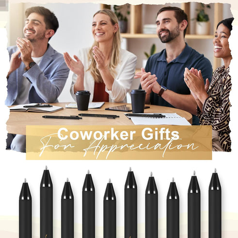 Dispowreath 50pcs Thank You Pens Bulk Cute Multicolor Ballpoint Pen for Server Employee Appreciation Gifts for Social