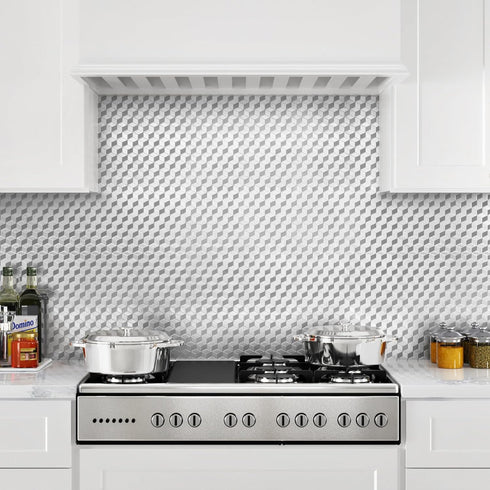 WESTICK Stainless Steel Contact Paper 80 x15.75 , Oil Proof Peel and Stick Wallpaper for Kitchen Countertops