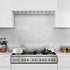 WESTICK Stainless Steel Contact Paper 80 x15.75 , Oil Proof Peel and Stick Wallpaper for Kitchen Countertops