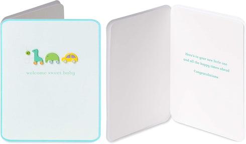 Papyrus Baby Shower Cards, Congratulations (3-Count)