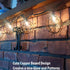 TWINKVILLA Outdoor Decorative Patio String Lights, Beaded Copper Wire Ball Style Lantern Lights, Connectable