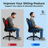 Tailbone SelectSoma Double-Thick Gel Seat Cushion for Long Sitting Pressure Relief for Back, Sciatica, Coccyx, Pain