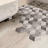 10 Pcs Hexagon Non-Slip Vinyl Floor Sticker, Peel and Stick Self-Adhesive Wallpaper for Home Decor