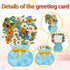 Caughttui 3D Blue Daisy Pop Up Card - Floral Vase Card, Paper Flower Gifts for Women, Mom, Wife, Grandma (Get Well