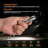 S12Plus Keychain Flashlight, 610 High Lumen Mini LED Flashlight, USB C Rechargeable Small EDC for Camping, Backpacking