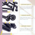 Swpeet 25Pcs M6x50mm Carbon Steel Black Hex Drive Socket Cap Bolts - Assortment Kit with Allen Wrench for Furniture