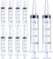 20ml Plastic Syringe for Liquids - 10 Pack for Oral, Scientific Labs, Measuring, and Dispensing with Cap