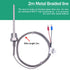 Twidec/2M NPT 1/2" (6X100MM) Pipe Thread Temperature Sensor Probe, Two Wire Temperature Controller (0~600?), 304