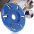 Stump Remover Angle Grinder Wood Carving Disc, 6 Teeth Chainsaw Mill Cutter for Woodworking