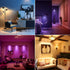 LED Color Changing RGB Light Bulb, 6 Pack, 40W Equivalent 400LM, E26 Mood Ambiance Lighting with Remote