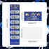 Lemicin Birthday Money Holder Envelopes for Cash Gift Surprise Blue Gold Money Envelopes with Slots Happy Birthday Gift