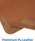 Leather Desk Pad Protector, Non-Slip PU Leather Mouse Pad, Large Waterproof Desk Mat for Office/Home Decor, Brown