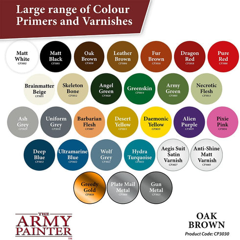 The Army Painter Color Primer Spray Paint, Acrylic Spray Undercoat for Miniature Painting, Spray Primer for Plastic