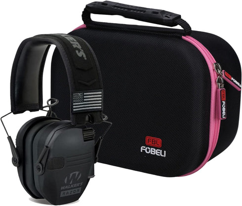 Walker s Razor Slim Electronic Shooting Muffs - Hard Case for Enhanced Ear Protection