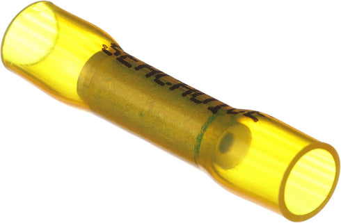 Seachoice Step Down Heat Shrink Butt Connector - Marine Grade, Yellow, Pack of 10, 16-14 to 12-10 Wire Range